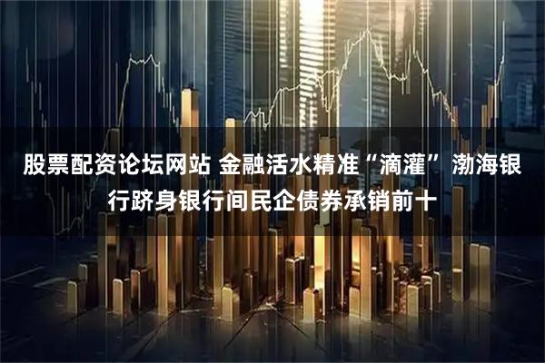 股票配资论坛网站 金融活水精准“滴灌” 渤海银行跻身银行间民企债券承销前十